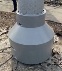 Цоколь ФМ-400 для опор уличного освещения фото в интернет-магазине ОГК Опора
